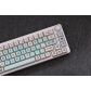 White Rabbit Candy 104+38 Cherry MX PBT Dye-subbed Keycaps Set for Mechanical Gaming Keyboard